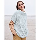 Lana Grossa trui met grote kraag breien van Alpaca Air (LB17, M19)