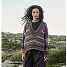 Lana Grossa v-halstrui breien van Gomitolo Intenso (G16, m1)