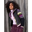 Lana Grossa vest breien van Lucida, Bomba en Orsetto f70,m56