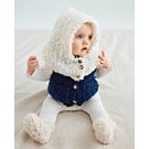 Phildar baby kapje breien van Alpaga Bouclé (261,M22) 