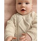 Phildar baby trui met kabel breien van Phil Caresse (245, m27)