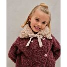 Phildar bont meiden kraagje breien van Phil Inuit en Phil Super Baby (263, m14)