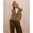 Phildar makkelijk mouwloos vest haken van Phil Soie Merinos (265,m10)