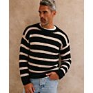 Phildar makkelijke gestreepte herentrui breien van Phil Romance (264,m22)