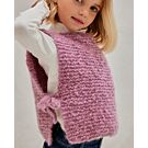 Phildar makkelijke mouwloze meiden trui breien van Phil Love Wool (263,m2a)