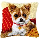 Knoopkussen chihuahua van Vervaco om te knopen 