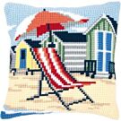 Vervaco borduurpakket op het strand pn-0145641 kruissteekkussen voorbedrukt