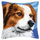  Borduurpakket kruissteekkussen kleurige bordercollie van vervaco pn-0149770