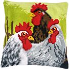 Vervaco kussenpakket haan met kippen  pn-0149808  om te borduren