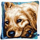  Borduurpakket  voorbedrukt kruissteekkussen schattige hond van vervaco pn-0154482
