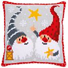 Vervaco borduurkussen Kerstkabouters pn-0172634