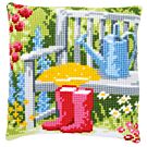 Vervaco borduurkussen mijn tuin pn-0162218 borduren