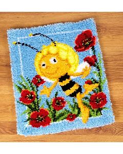 Knooppakket knoopkleedje maja met klaprozen van vervaco pn-0150900