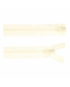 Dubbel deelbare rits 80cm kl.890 donkergroen met bloktand