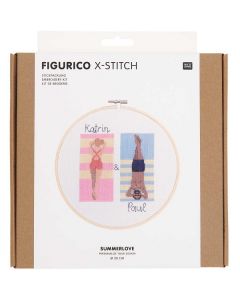 Borduurpakket summerlove van rico  Design 100116 incl borduurring