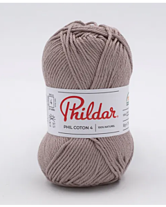 Phildar Phil coton 4 kl.97 taupe katoen