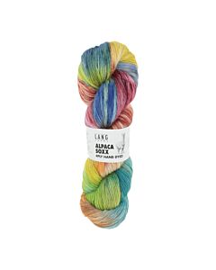 Lang Yarns Alpaca Soxx kl.1 zijn unieke handgeverfde strengen sokkenwol.