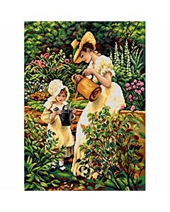 Voorbedrukte stramien young Gardener Orchidea 2986R excl garen