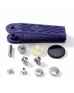 Prym anorak vernietbare drukknopen - 15mm zilver 10 stuks 