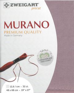 Borduurstof Murano 32counts/12.6 draadjes per cm kleur 5045 lila van Zweigart