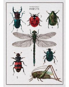 Borduurpakket History of Insects van Thea Gouverneur 566 aida