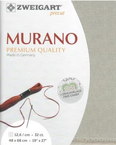Borduurstof Murano 32counts/12.6 draadjes per cm  6028 Natural van Zweigart