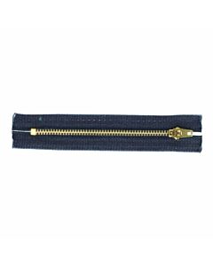 Opti jeans rits M40 kl.7010 10cm goud