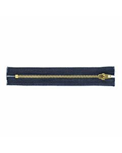 Opti jeans rits M40 kl.7010 10cm goud