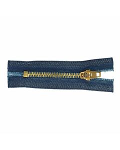 Opti jeans rits M40 kl.7010 10cm goud