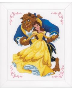 Vervaco Disney borduurpakket Beauty and the Beast borduren pn-0168067