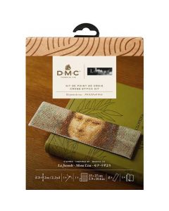 DMC borduurpakket boekenlegger Het Louvre x Mona lisa telpatroon