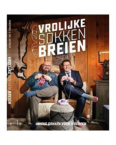 Boek Vrolijke sokken breien van Dendennis en Mr. Knitbear + gratis bol Jawoll