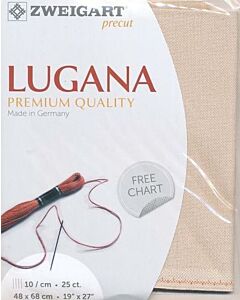 Borduurstof Lugana 25 count / 10 draadjes per cm kleur 253