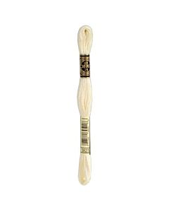Borduurzijde DMC Mouline Special 117 kl.3823 heel licht geel