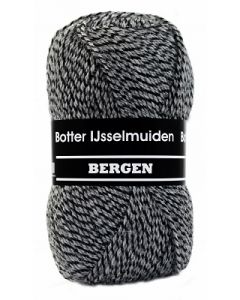 Sokkenwol Botter IJsselmuiden Bergen, kl.6 zwar/grijs gemeleerd