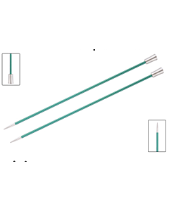 Knit Pro Zing breinaald met knop 3.25mm, 40cm lang