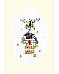 Bothy Threads wenskaart Could Not Bee Prouder XGC35 borduren
