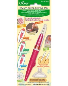 Viltpen van Clover no 8901 pen style Needle felting tool 