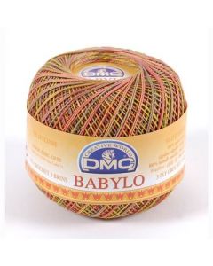DMC Babylo Multicolor nr.20 kl.4510 oranje geel bruin  50gram