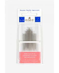 DMC borduurnaald 1-5 met scherpe punt