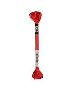 DMC Mouliné Satin kl.666 fel rood borduurgaren 