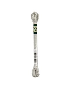 DMC Mouliné Satin kl.762 zilver borduurgaren 