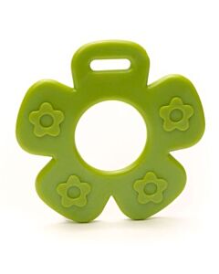 Durable bijtring bloem -  groen