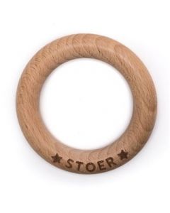 Durable bijtring stoer- hout