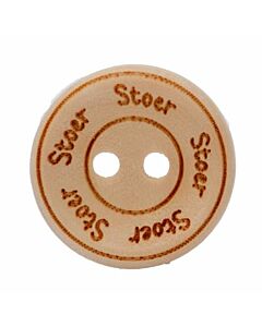 Durable houten tekst knoop Pamperkontje 20mm
