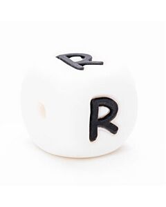 Durable siliconen letterkraal Q 12mm.
