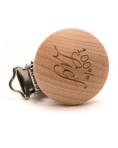 Durable speenclip '100% lief' hout 