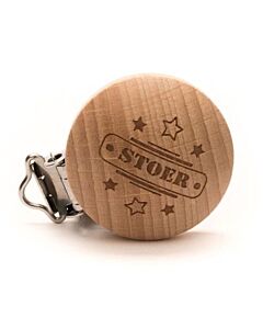 Durable speenclip 'stoer' hout 