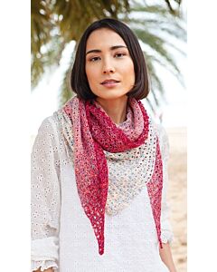 Lana Grossa omslagdoek haken van Twisted Summer Shades