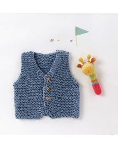 Gratis baby vest breipatroon voor beginners